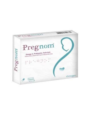 Pregnom Omega 3 Folic Acid 30 Capsules