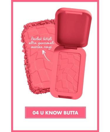 NYX Professional Makeup Buttermelt Blush Creamy Pink Powder Blush - 04 U Know Butta - Buy Online on GoSupps.com