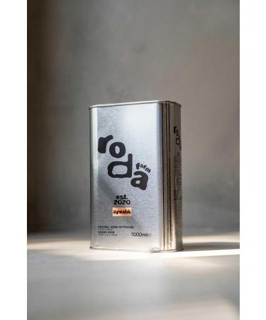 Roda Farm Ayval k Tin Natural Extra Virgin Olive Oil 1000 ml - Buy Online on GoSupps.com