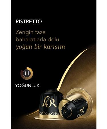 L'OR Ristretto Intensity 11 Nespresso Compatible 10 Aluminum Coffee Capsules - Buy Online on GoSupps.com