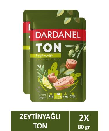 Dardanel Olive Oil Tuna Bag 80 gr X 2 Pieces