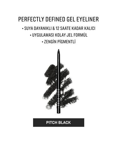 Bobbi Brown Perfectly Defined Gel Eyeliner / Gel Eyeliner Ss14 .35 G Pitch Black 716170132266