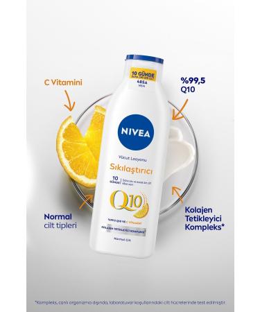 NIVEA Q10 Firming Vitamin C Body Lotion 250ml and Cherry Blossom Body Lotion 400ml Moisturizing - Buy Online on GoSupps.com