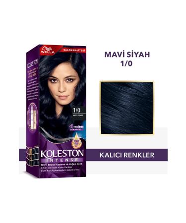 Wella Koleston Intense Hair Dye 1/0 Blue Black 2x - Buy Online on GoSupps.com