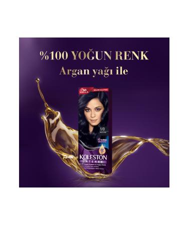 Wella Koleston Intense Hair Dye 1/0 Blue Black 2x - Buy Online on GoSupps.com