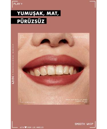 NYX Professional Makeup Smooth Whip Creamy Liquid Matte Lipstick - Laundry Day - Buy Online on GoSupps.com