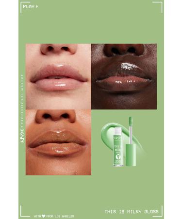NYX Professional Makeup This Is Milky Gloss Lip Gloss - Mint Choc Chip Shake - Buy Online on GoSupps.com