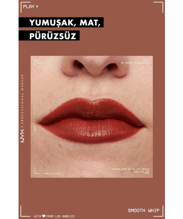 NYX Professional Makeup Smooth Whip Creamy Liquid Matte Lipstick - Faux Fur - Buy Online on GoSupps.com