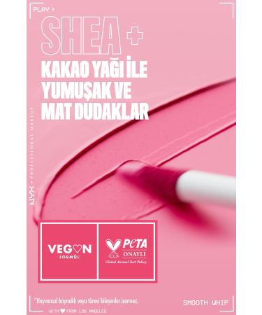 NYX Professional Makeup Smooth Whip Creamy Liquid Matte Lipstick - Icing On Top - Buy Online on GoSupps.com