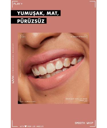 NYX Professional Makeup Smooth Whip Creamy Liquid Matte Lipstick - Cheeks - Buy Online on GoSupps.com