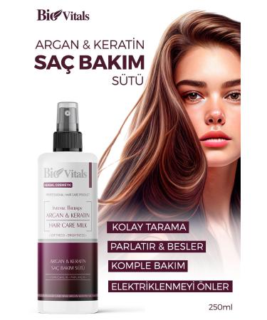 Argan Keratin Hair Care Milk 250 ml