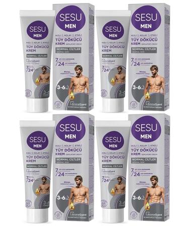 Sesu Hair Removal Cream For Men 100ML (Set of 4)