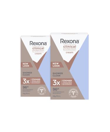 Rexona Clinical Protection Women's Stick Deodorant Shower Clean 45 ml - Buy Online on GoSupps.com