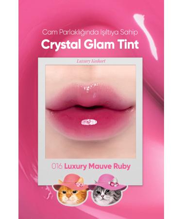CLIO Non-sticky Intense Shimmer Tint CLIO Crystal Glam Tint (16 Luxury Mauve Ruby) - Buy Online on GoSupps.com