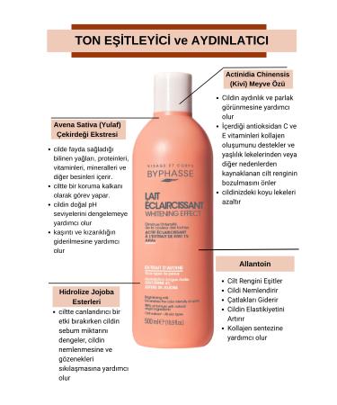 BYPHASSE Tone Equalizing and Brightening Body Milk - Oatmeal 500ml - Buy Online on GoSupps.com