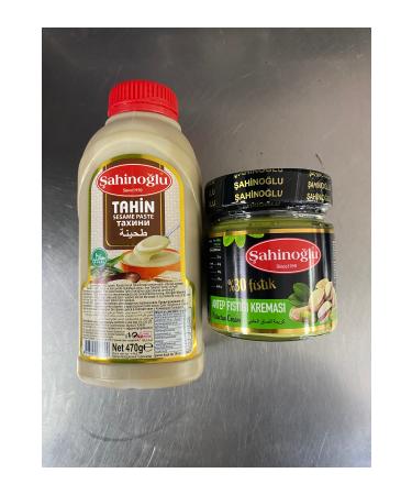 sahinoglu sahinoglu pistachio cream 0 pistachio (220g) and tahini (470g)
