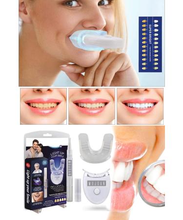 Quality Teeth Whitening Kit & Polishing Gel UV Light Dental Care Vitamin Bar Amazing Change - Buy Online on GoSupps.com