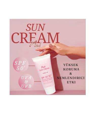 Inza Pink Sunscreen Anti-Stain and Skin Tone Equalizer SPF 50 - Buy Online on GoSupps.com