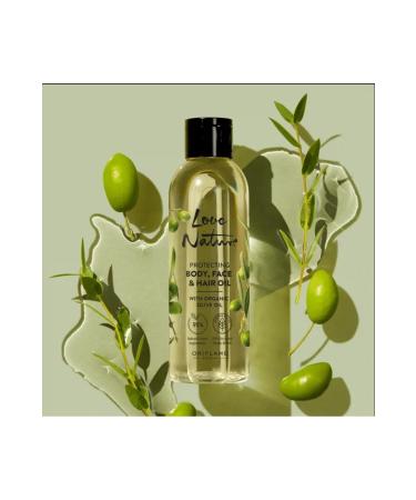 Oriflame Love Nature Protective Body Face and Hair Oil with Organic Olive Oil