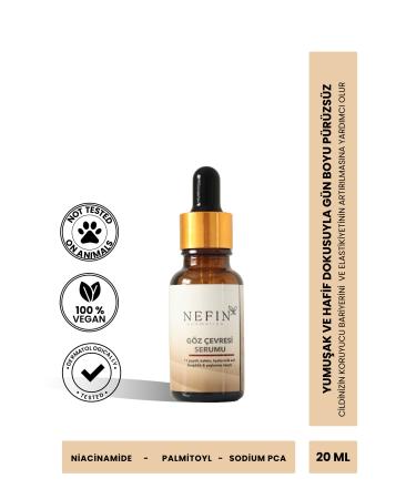 nefin beauty Eye Contour Serum Anti-Aging and Anti-Wrinkle Hyaluronic Acid & 11 Peptides 20ML