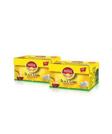 Do u ay Black Label Teapot Tea Bag 100x3.2gr X 2 Pieces