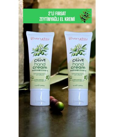 EveryDay Olive Oil Hand Cream 2x75ml Care Cream