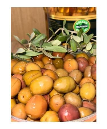 G LCAN HANIM'S FARM Manzalina Pink Scratched Olives Large Size 1 kg - Buy Online on GoSupps.com