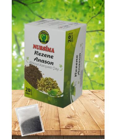 Nursima Fennel Anise Herbal Mixed Tea 20' Filter Bags