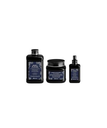 Davines Blonde Hair Shine and Glow Luxury Care Set: Heart of Glass (650 ml) BEAUTYSECRETSQ3