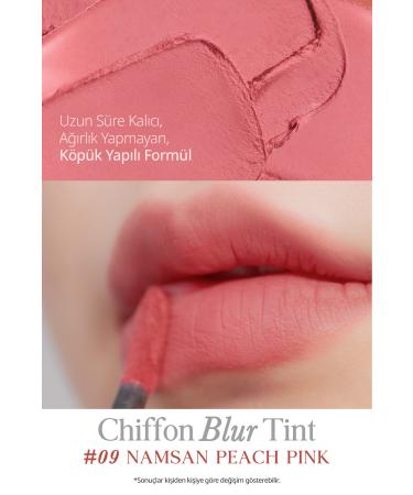 CLIO Smooth and Velvety Textured Natural Looking Tint CLIO Chiffon Blur Tint (09 Namsan Peach Pink) - Buy Online on GoSupps.com