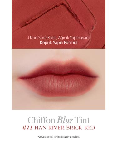 CLIO Smooth and Velvety Textured Natural Look Tint CLIO Chiffon Blur Tint (11Han River Brick Red) - Buy Online on GoSupps.com