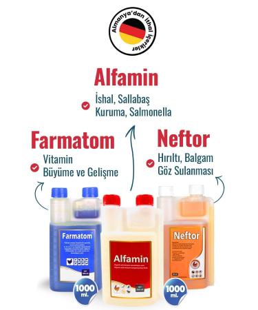 Munich Vet 3-Piece 1 Liter Set Farmatom 1 Liter Alfamin 1 Liter - Neftor 1 Liter - Buy Online on GoSupps.com