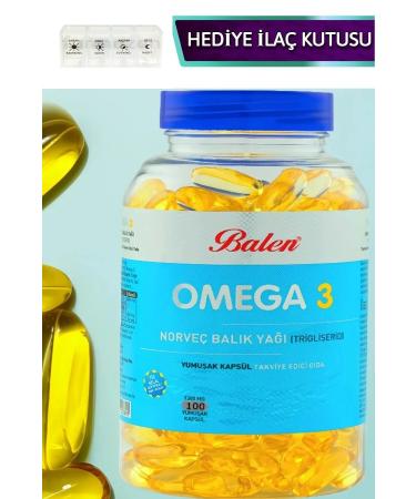 Balen Omega 3 Norwegian Fish Oil () 1380 Mg 100 Capsules Softgel
