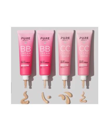 PURE BEAUTY BB Cream with Soft Creamy Structure Providing a Smooth and High Coverage Finish - Medium Eleg.2617 - Buy Online on GoSupps.com