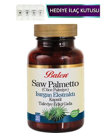 Balen Saw Palmetto Nettle Extract Zinc 375 Mg 60 Capsules