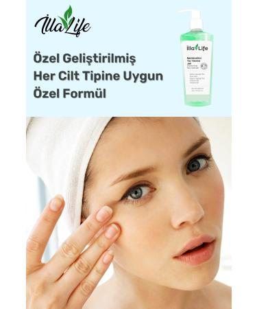  lla Life Natural Water Based Face Cleansing & Washing Gel Face Make-Up Remover Gel for All Skin Types 250 Ml - Buy Online on GoSupps.com