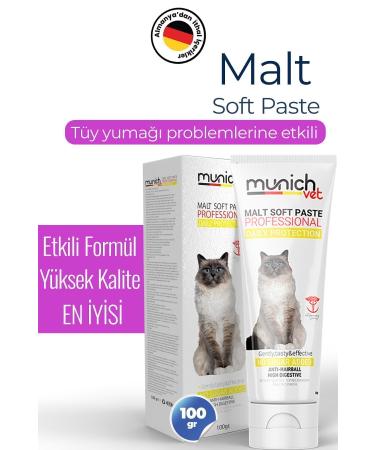 Munich Vet 2-Pack Multi Vitamin Paste 100 gr Malt Paste Anti-Fluff 100 gr (SATISFACTION GUARANTEED) - Buy Online on GoSupps.com