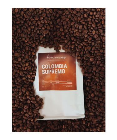 FRANCES Colombia Supremo 1kg - Intense and Balanced Coffee Taste High Quality Arabica Beans