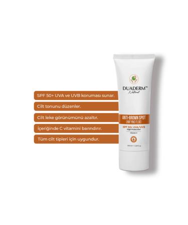 Duaderm Natural Anti-Spot High Protection Anti-Brown Body Sun Cream SPF50+ 100ml Cosmetologist - Buy Online on GoSupps.com