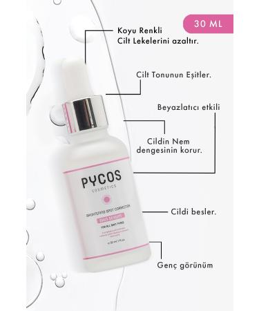 PYCOS COSMETICS Whitening and Anti-Spot Skin Care Serum 30 ML - Buy Online on GoSupps.com