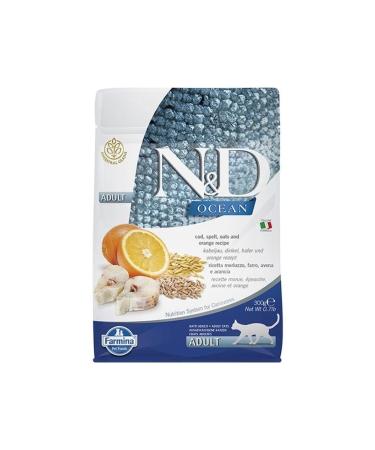 Your Manufacturer ND Ocean Low Grain Cod Adult Cat Food 300 Gr