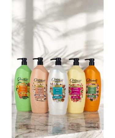 ORIENSE Oriense 1300ml Shower Gel Amber & Vanilla - Buy Online on GoSupps.com