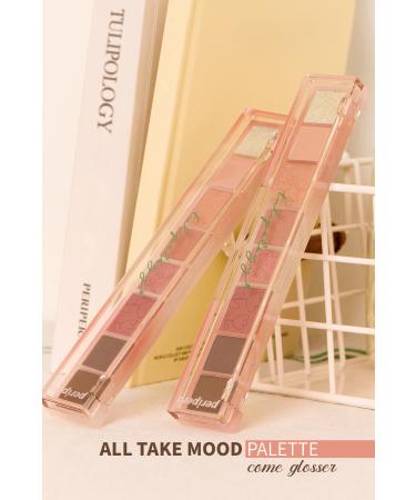 PERIPERA Matte Shiny and Glittery Intense Pigmented Eyeshadow Palette Peripera All Take Mood Palette (15 Tulipology) - Buy Online on GoSupps.com