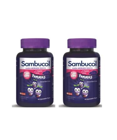 Sambucol Yummies 60 Tablets 2 Pieces