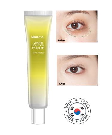 KISSERA Brightening Anti-Aging Premium Eye Contour Cream Containing Niacinamide and Vitamin Complex