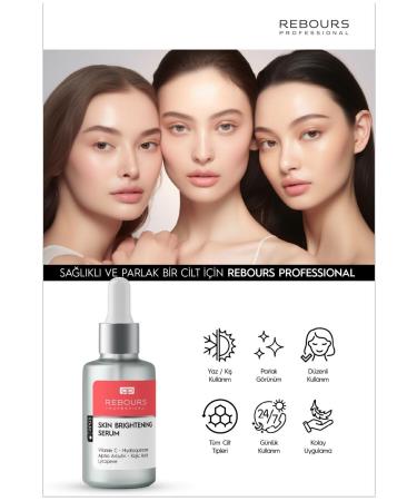 Rebours Professional Skin Brightening Serum Hydroquinone Alpha Arbutin Kojic Acid Lycopene 30 ml - Buy Online on GoSupps.com