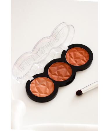 GulFlower 3-Piece Blush Palette