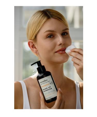 Monoibio Organic Certified Face and Eye Makeup Remover Cream - Frangipani Makeup Remover Milk 250 ml - Buy Online on GoSupps.com