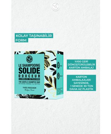 Yves Rocher Renewing Solid Shampoo Preventing Hair Knotting with Its Softening Formula eleg.2742 - Buy Online on GoSupps.com