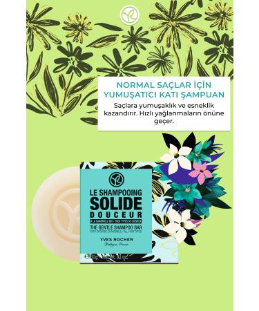 Yves Rocher Renewing Solid Shampoo Preventing Hair Knotting with Its Softening Formula eleg.2742 - Buy Online on GoSupps.com